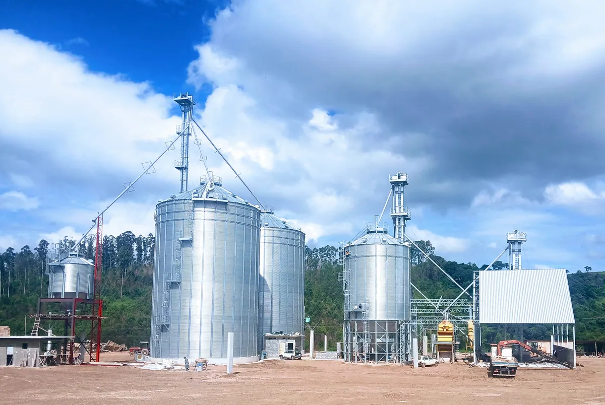 Estrutura agroindustrial finalizada