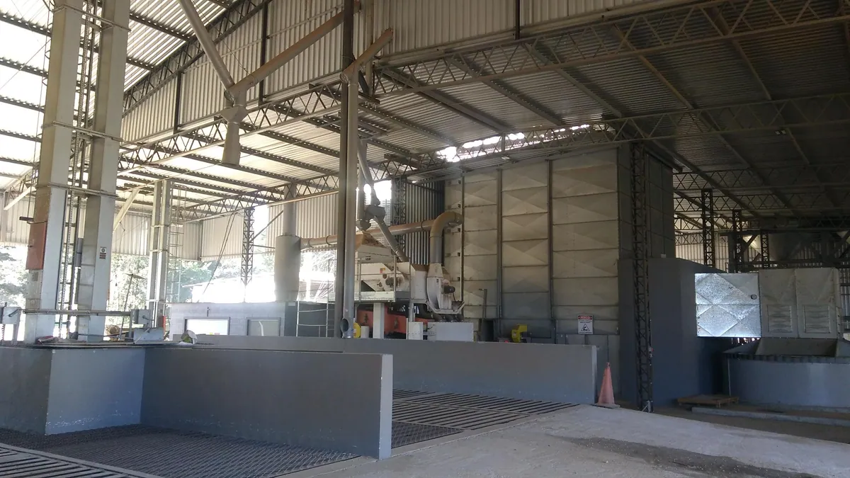 Obra civil para armazenagem